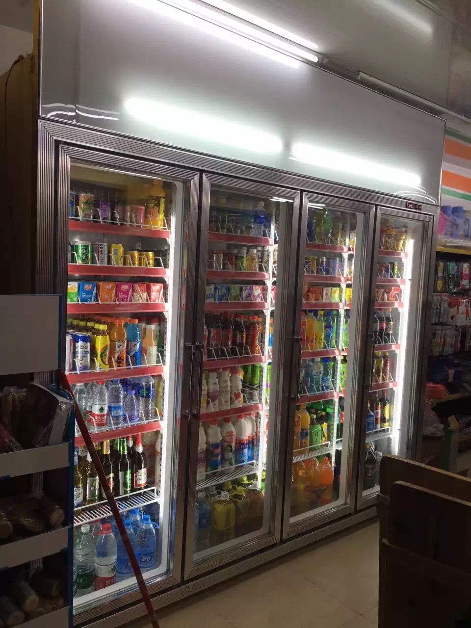 金福便利店四門飲料冷藏展示柜