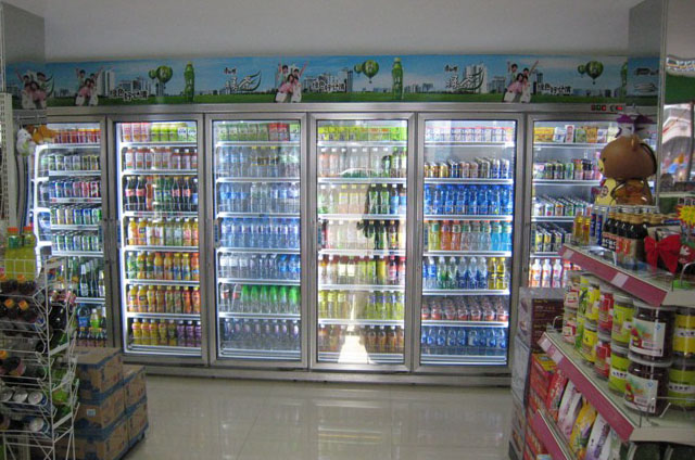 天津樂都超市八門飲料展示柜