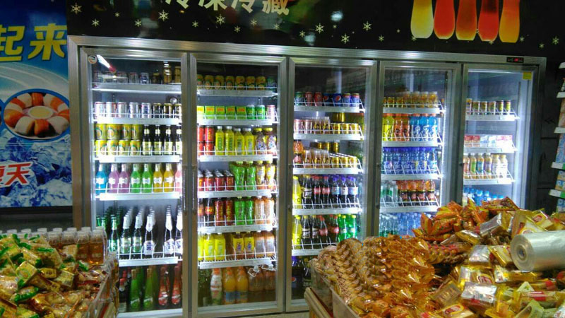 金華百貨超市五門飲料展示柜