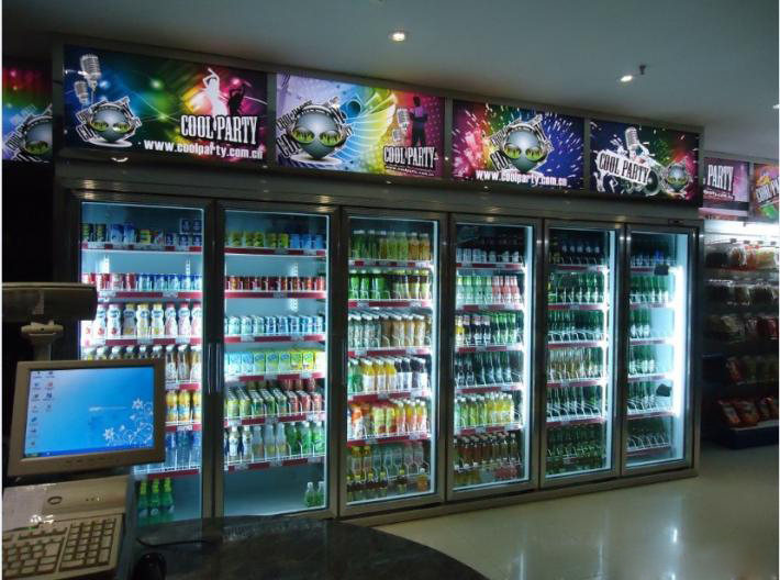 佳惠生活超市六門飲料展示柜