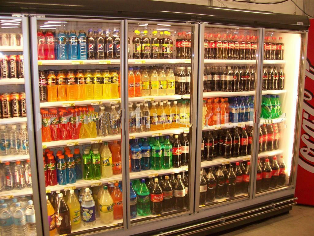 樂買超市四門飲料展示柜
