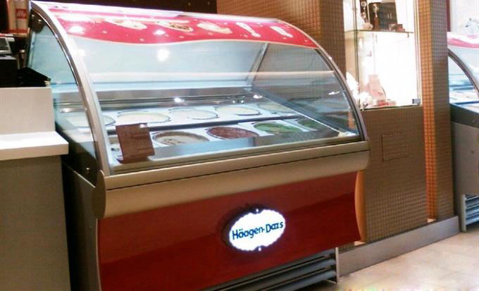 圓桶冰淇淋展示柜