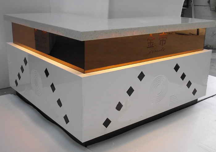 黑紋轉角收銀臺