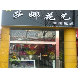 鹽城【莎娜花藝】購置鮮花風(fēng)幕柜