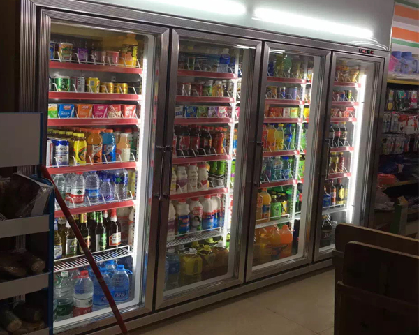 誠信超市四門飲料展示柜