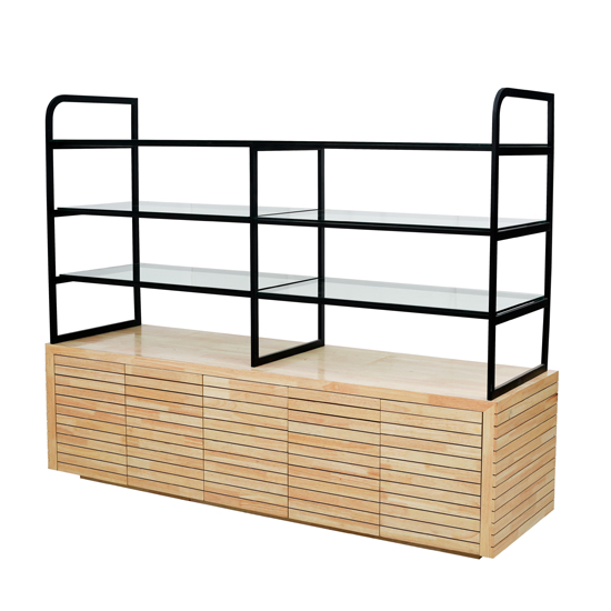 鋼架開口式面包展示邊島柜ZDX-1.5R4 鋼架開口式面包展示邊島柜ZDX-1.5R4